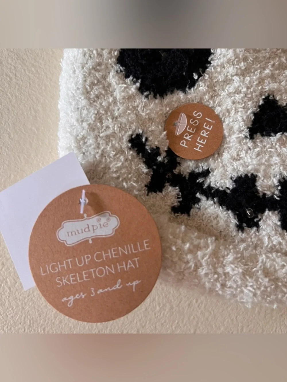 Skeleton Halloween Light Up Hat